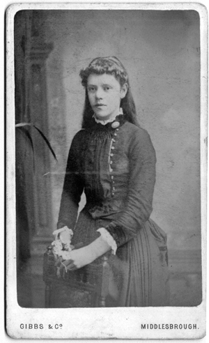 Mary Ann Troup (Pollie). Photo provided by Margaret Troupe, May 2003. Borrowed from the estate of Toby Harrison.