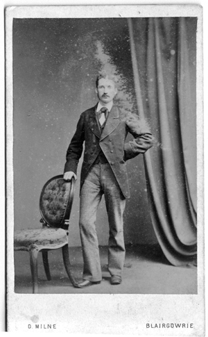 William Robertson. Photo provided by Margaret Troupe, May 2003. Borrowed from the estate of Toby Harrison.